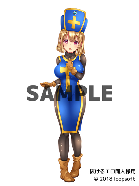 犯される巨乳僧侶の立ち絵